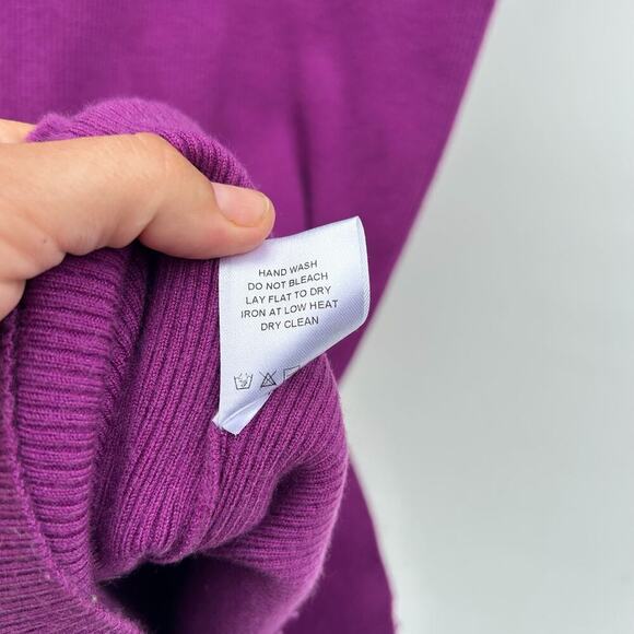 One Grey Day Revolve OGD Samantha Midi Dress Bodycon Magenta XS Ribbed Cocktail - Picture 11 of 11